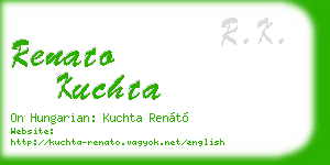renato kuchta business card